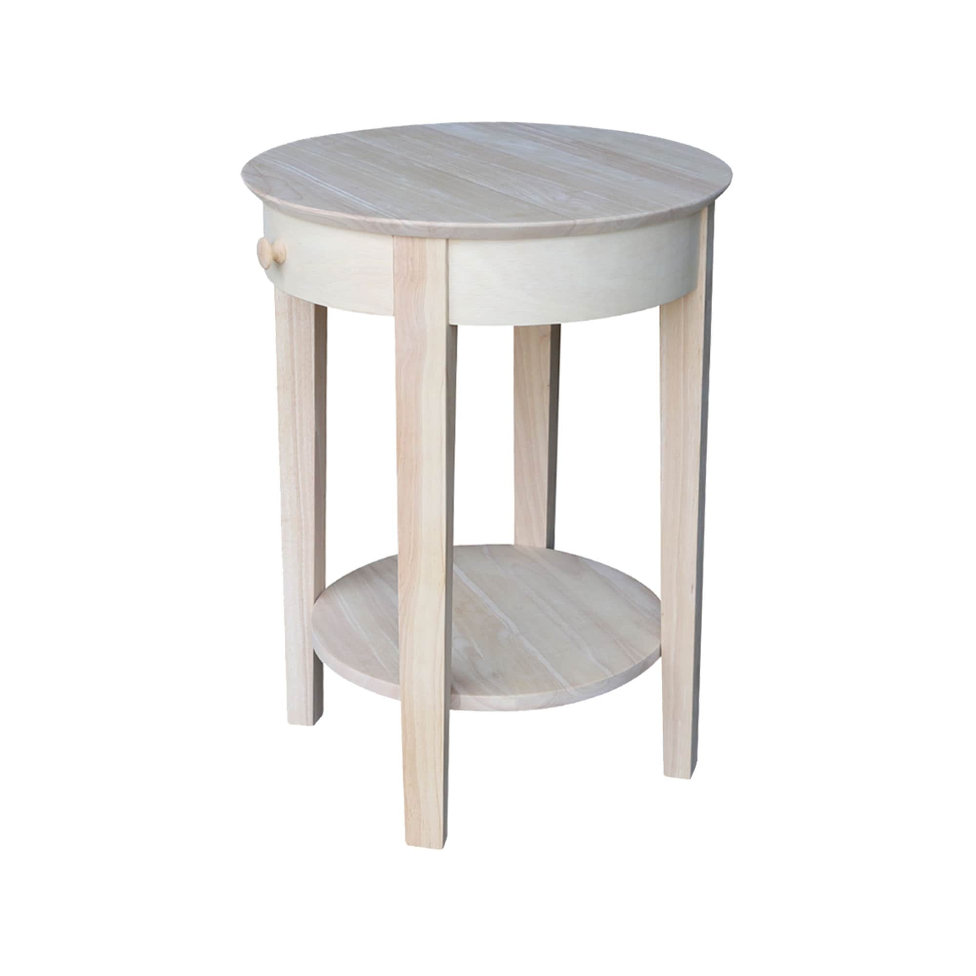 International Concepts Phillips Accent Table Includes Drawer
