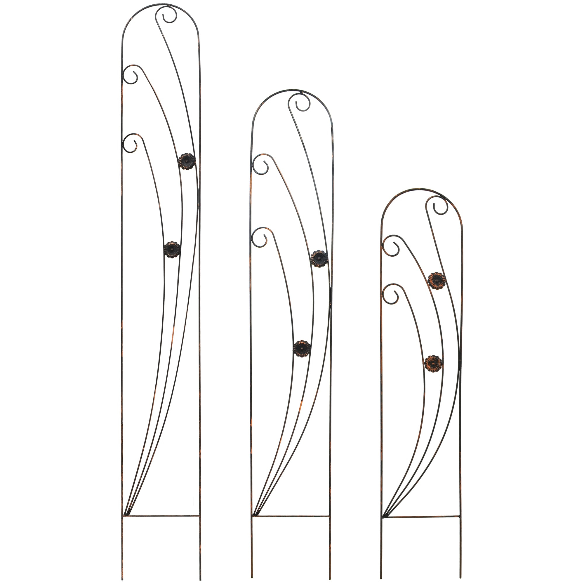 TR08 Phoenix Trellis 5' x 10", Black