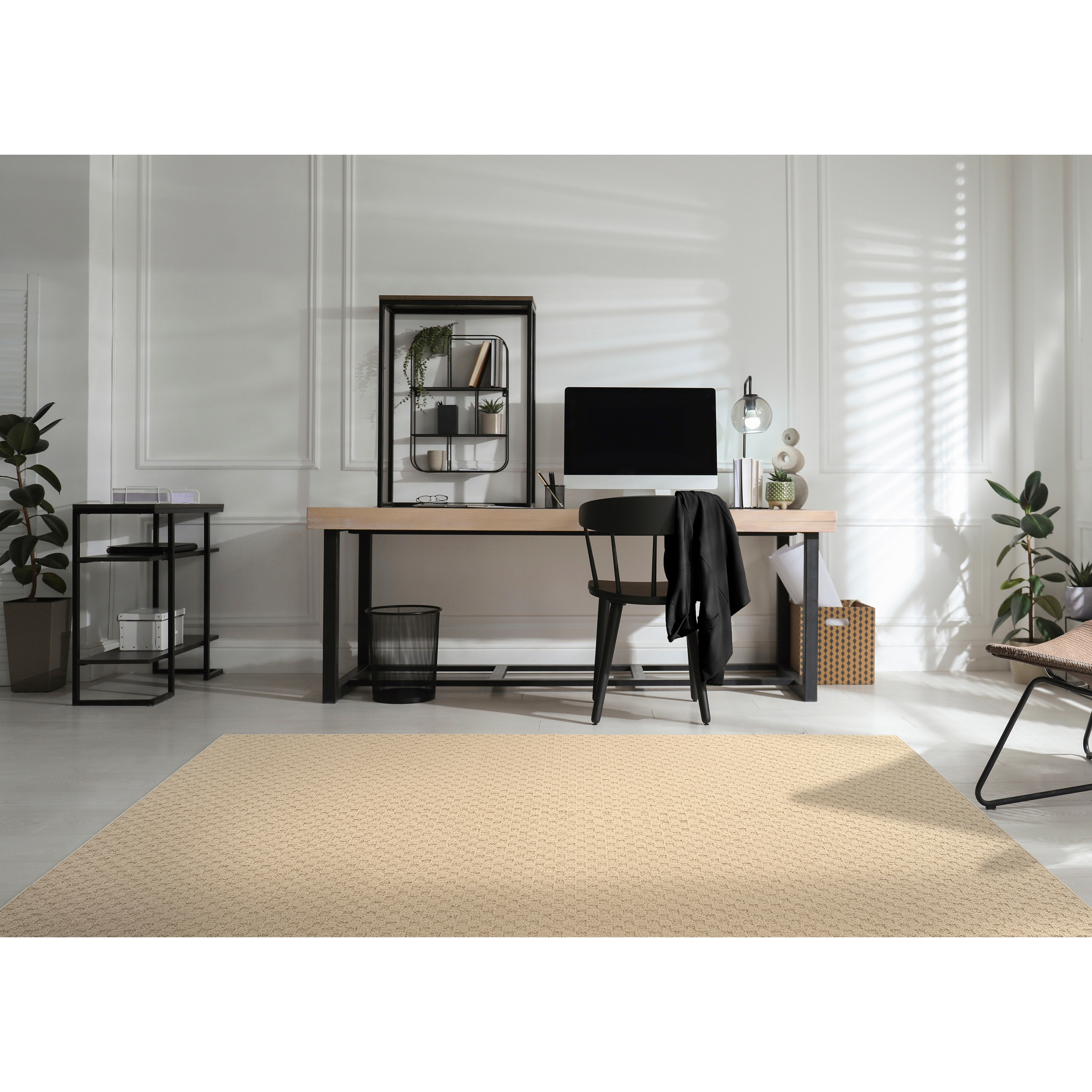 Garland Rug Town Square Polypropylene Tan Indoor Area Rug, 8' x 10'