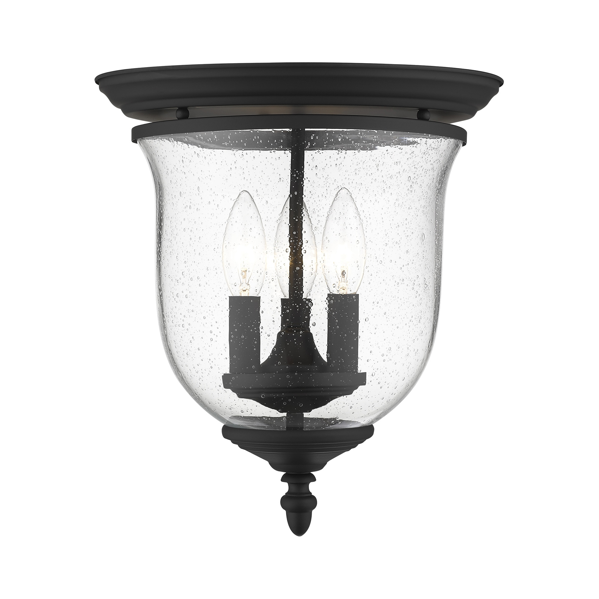 Livex Lighting Legacy 3 - Light Flush Mount in  Black