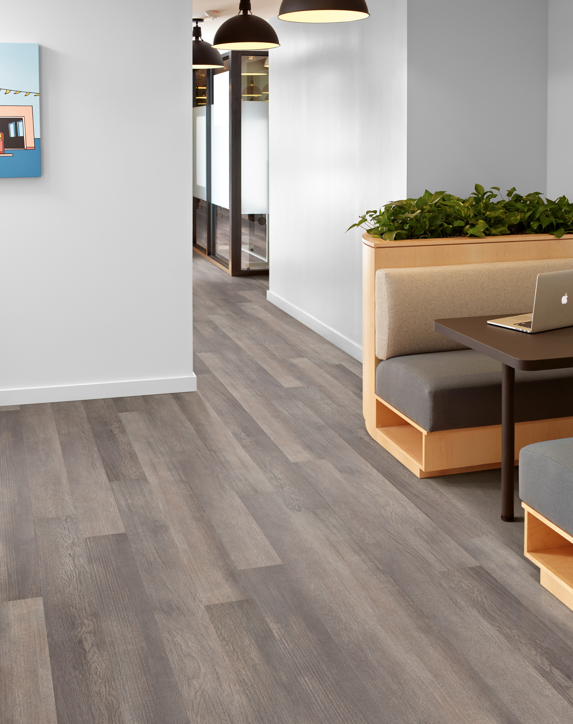 Shaw 5524V In The Grain Ii 12 6" X 48" Vinyl Flooring - Elmwood