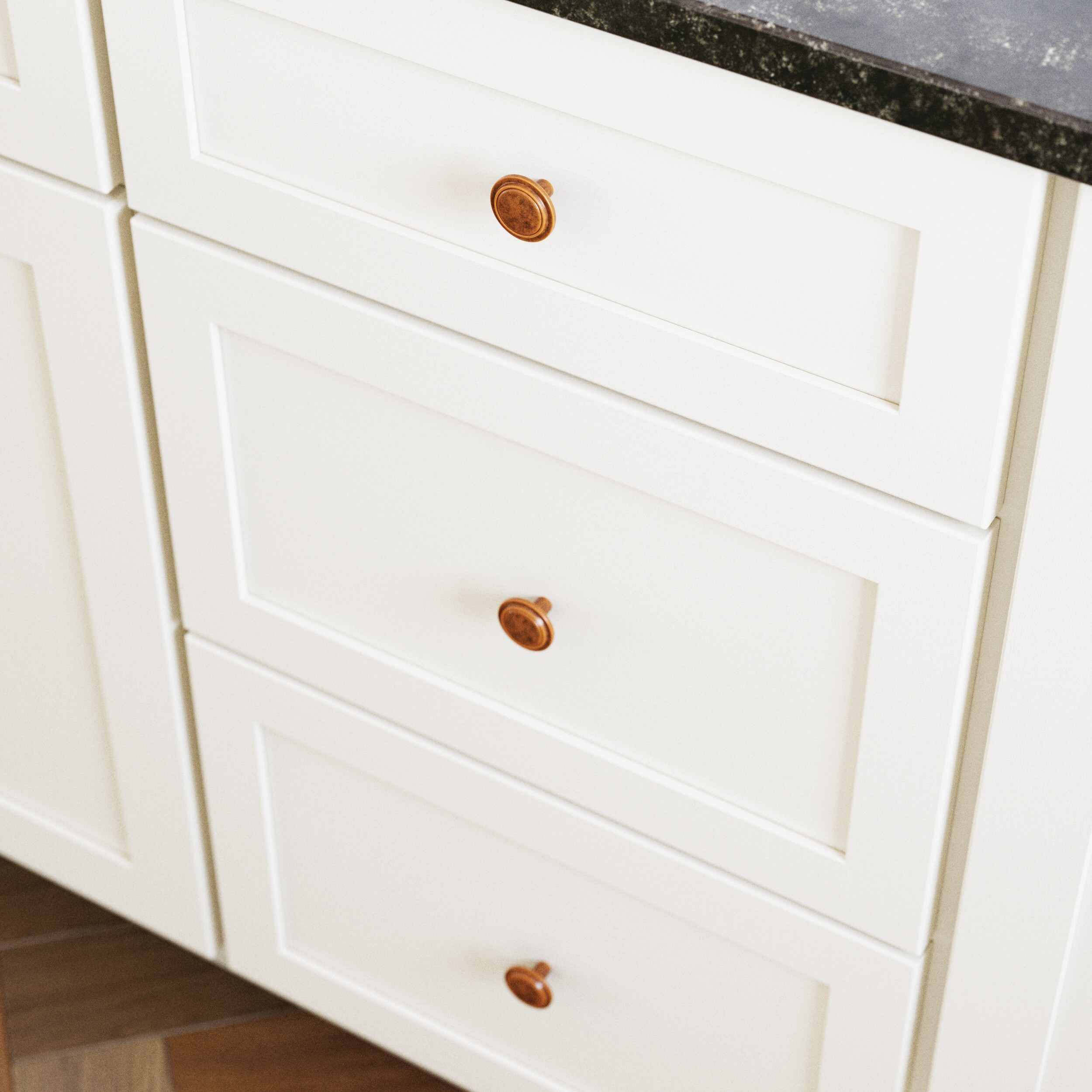 Brainerd 1 1/4-in Top Ring Round Knob 1.22L1.22H