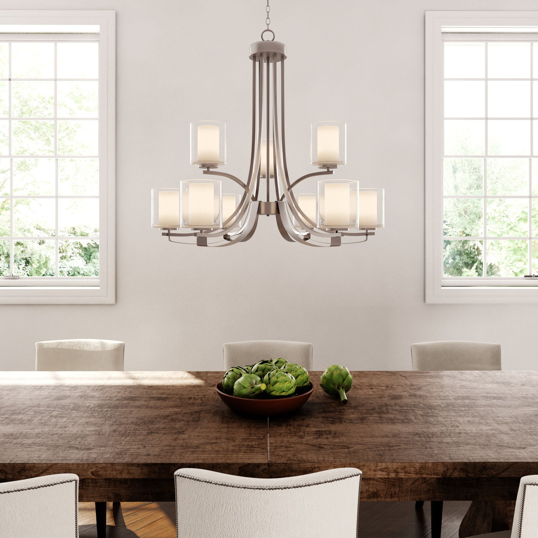Minka Lavery - Parsons Studio - Chandelier 9 Light in Transitional Style - 28.5