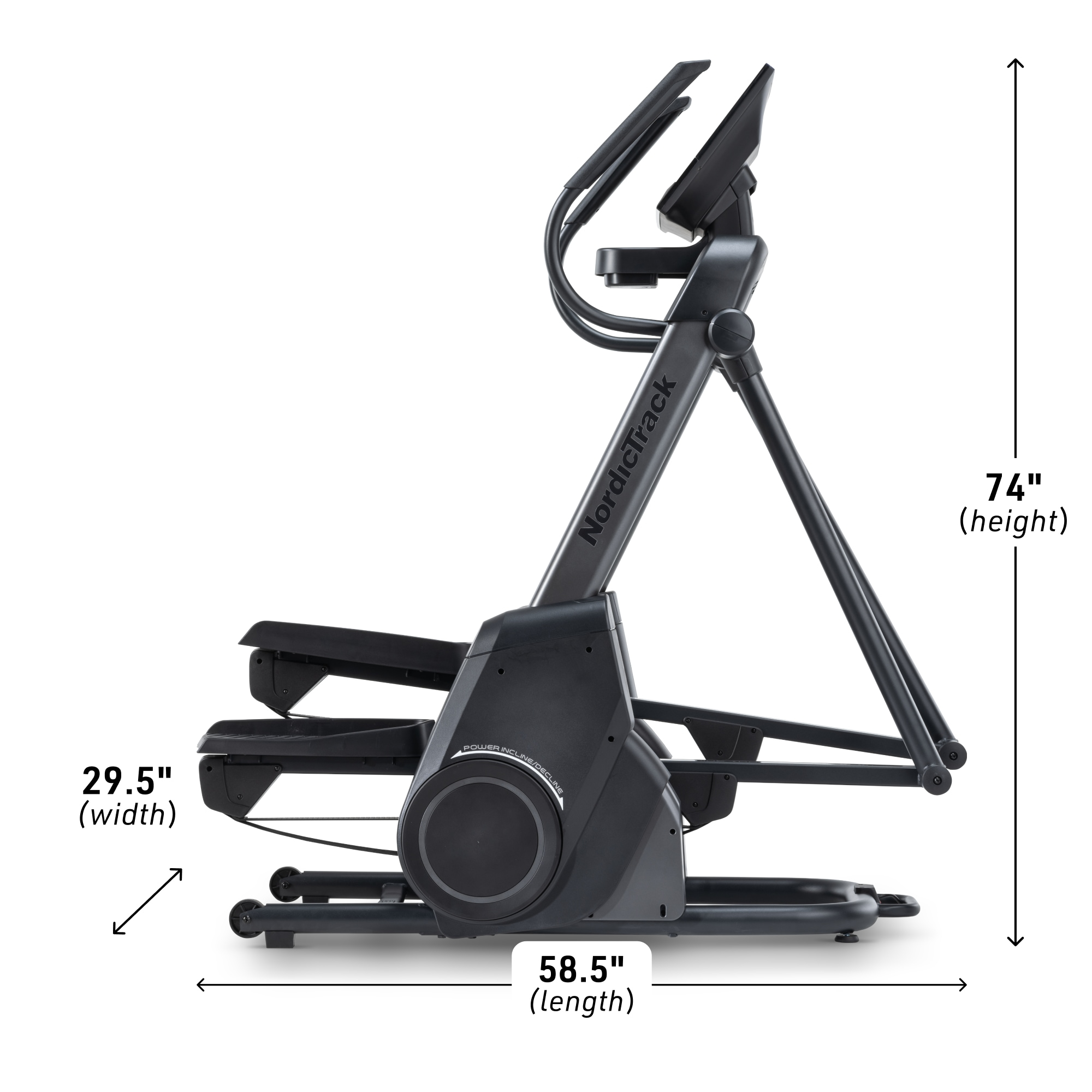 NordicTrack X16 Elliptical with 16" Touchscreen and 26 Resistance Levels; Perfect for Low-Impact Cardio Workouts