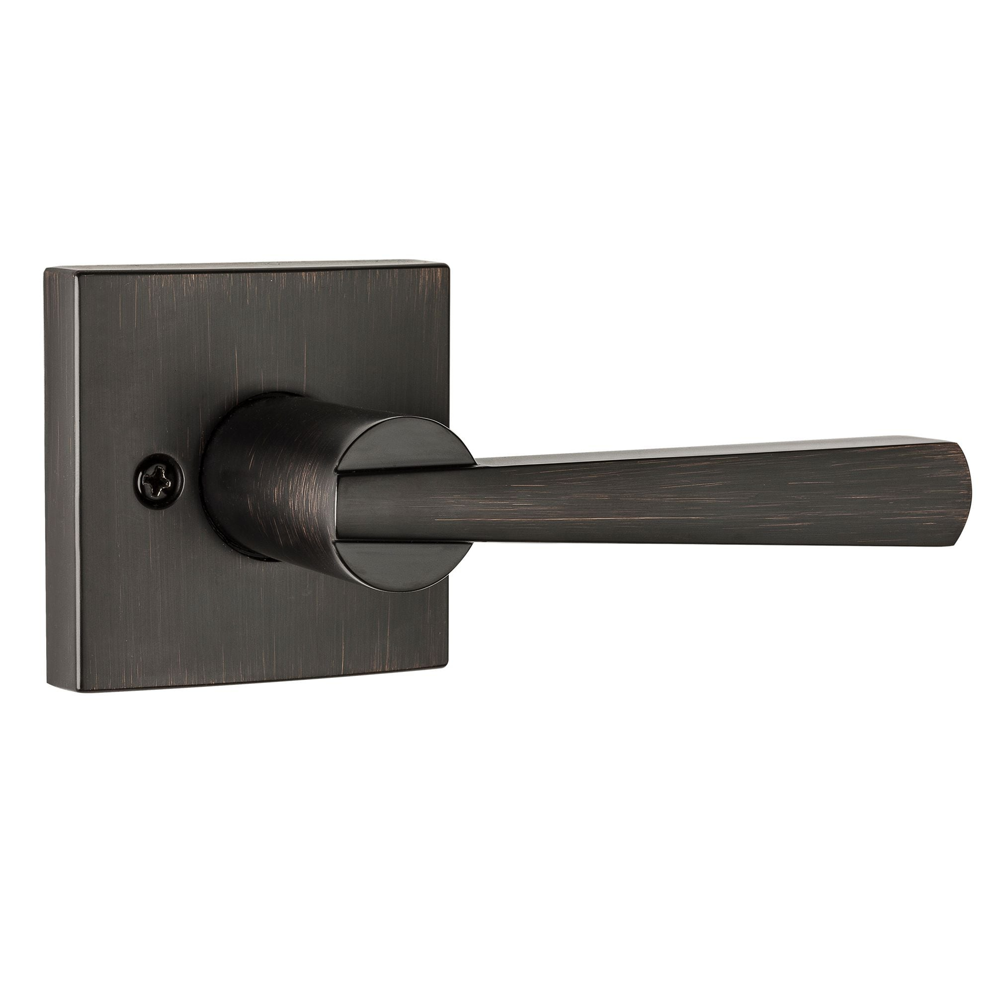 Venetian Bronze Square Backplate Dummy Door Handle