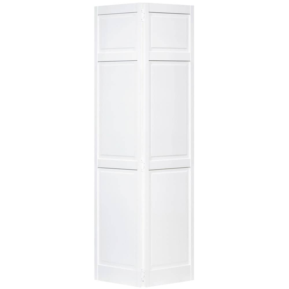 Kimberly Bay Paneled Wood Primed Bi-Fold Door