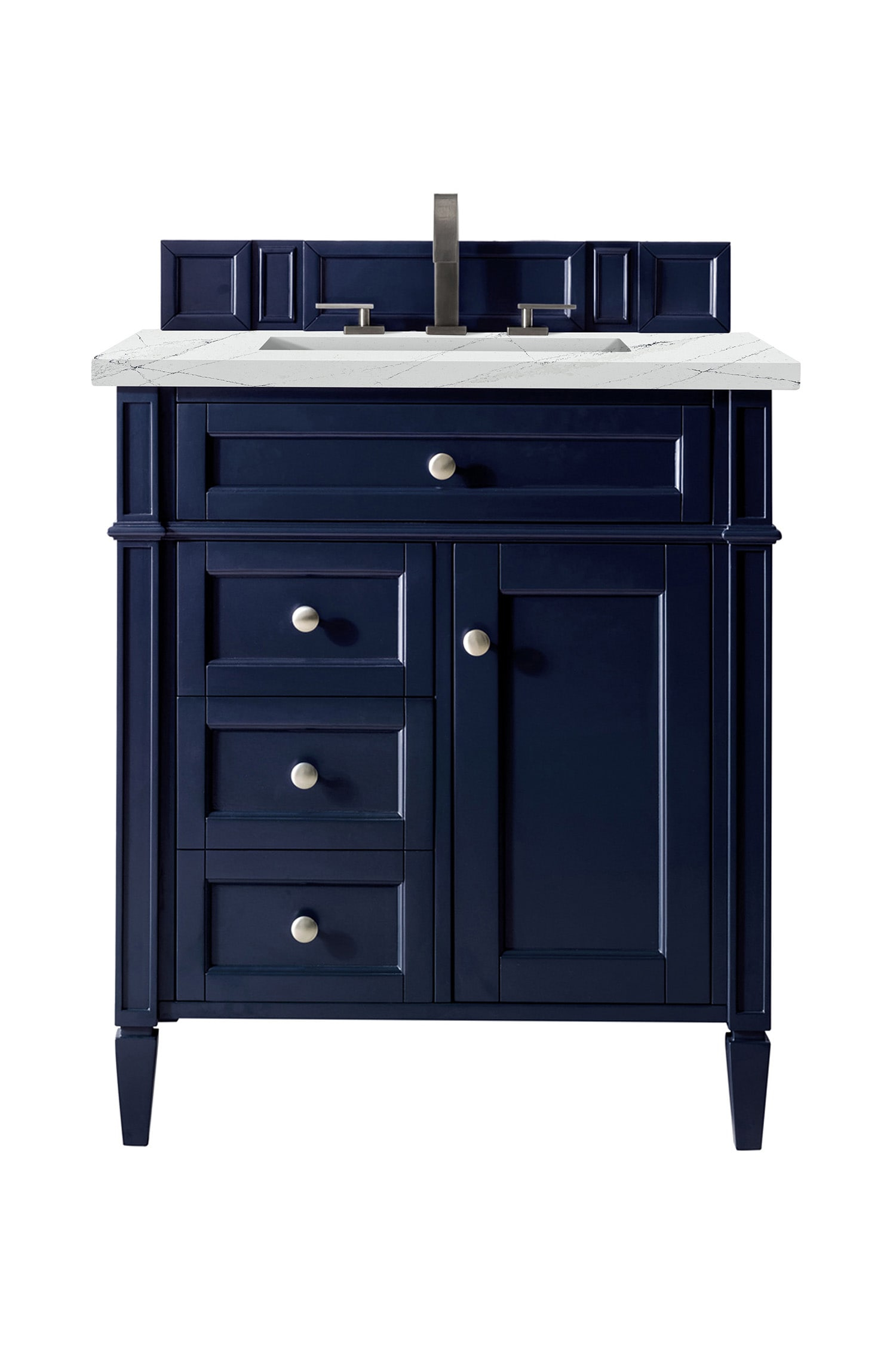 Victory Blue 30'' Freestanding Plywood Single Vanity