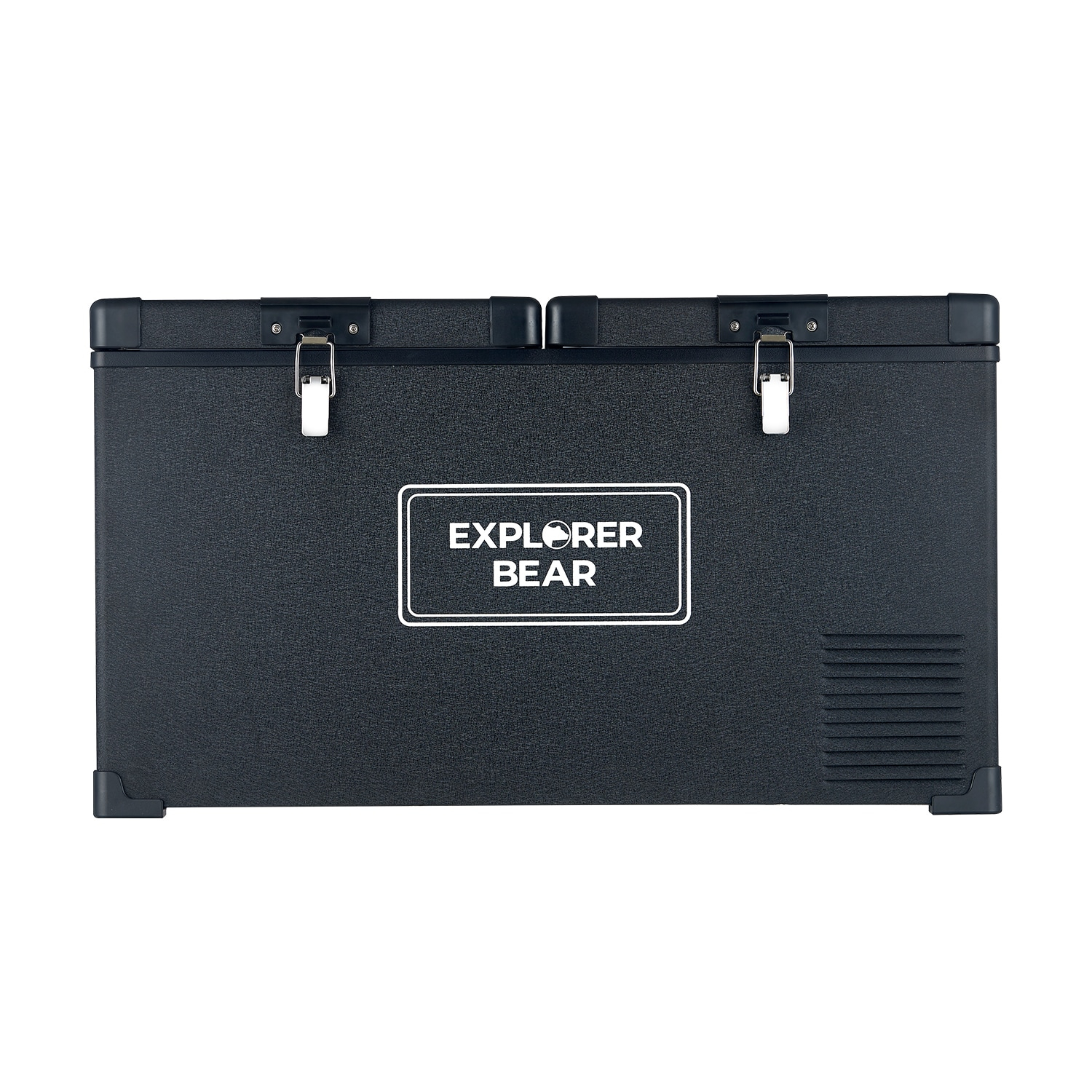 Explorer Bear EX75DB/75DW 79.3QT/75L 12/24V Portable Dual Zone Electric Cooler - Black