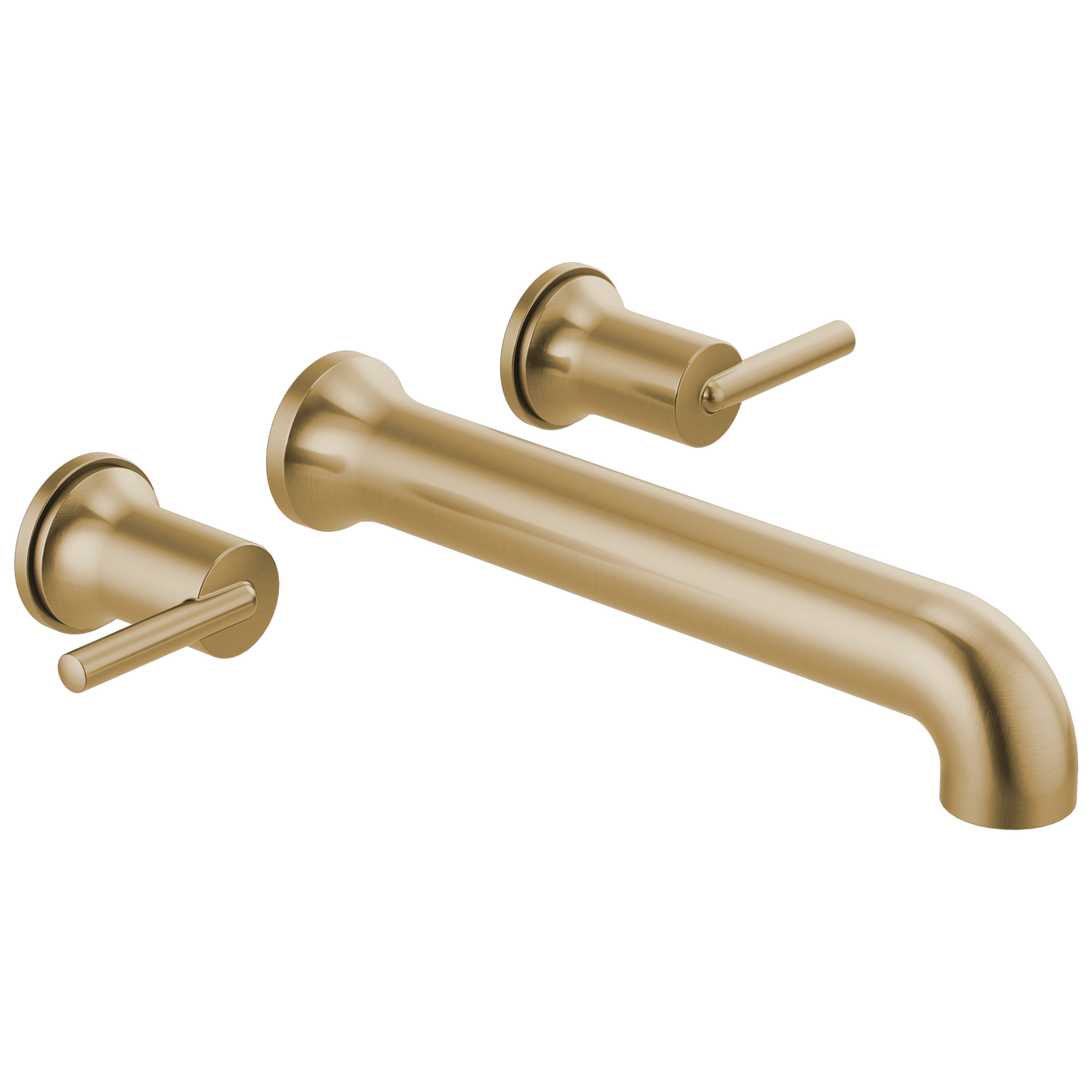 Delta Trinsic Wall Mounted Tub Filler, Champagne Bronze