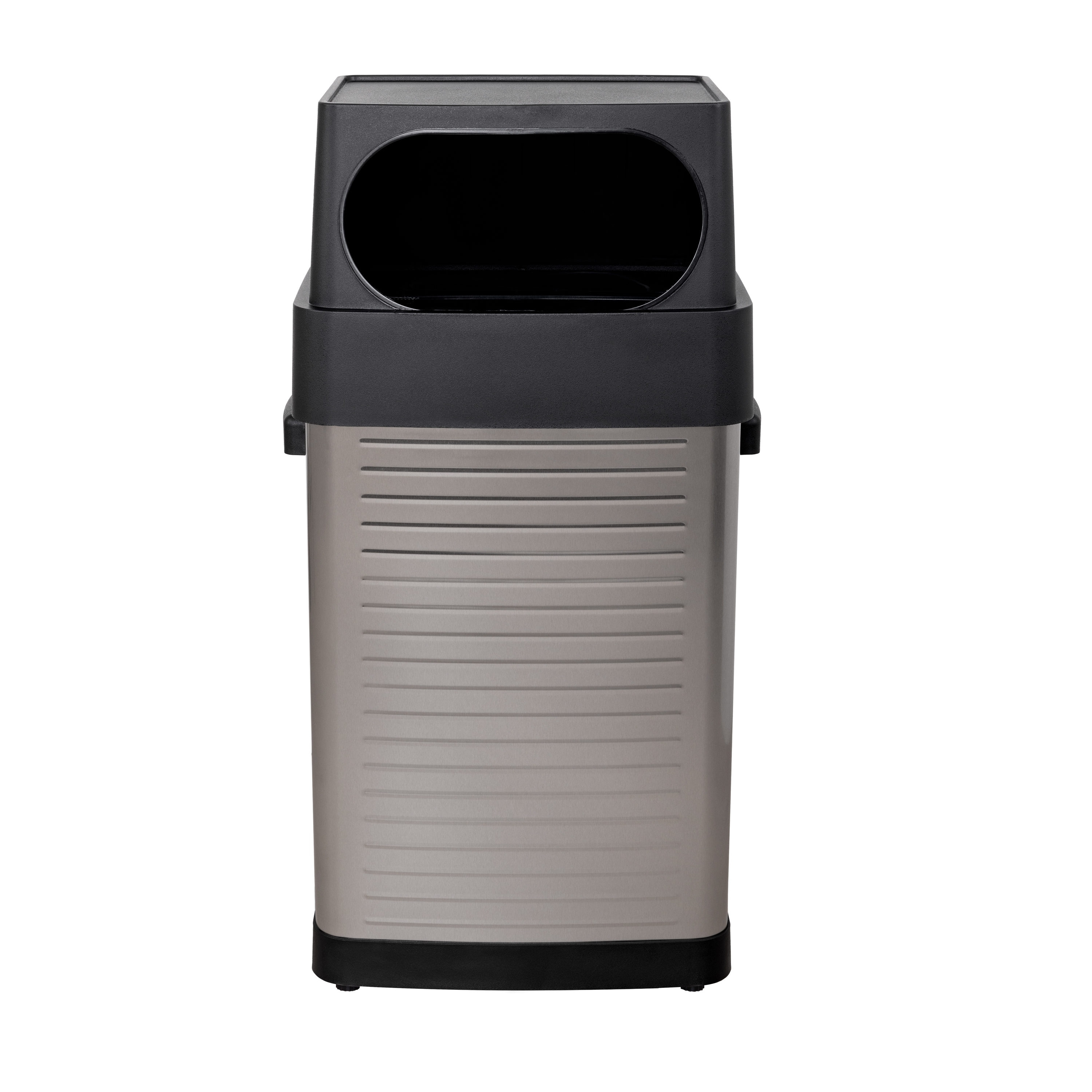 Seville Classics UltraHD 17-Gal. Commercial Stainless Steel Trash Bin