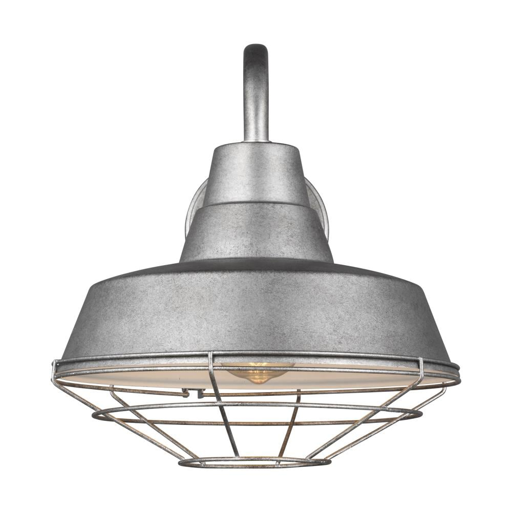 Generation Lighting Barn Light Weathered Pewter Medium Cage