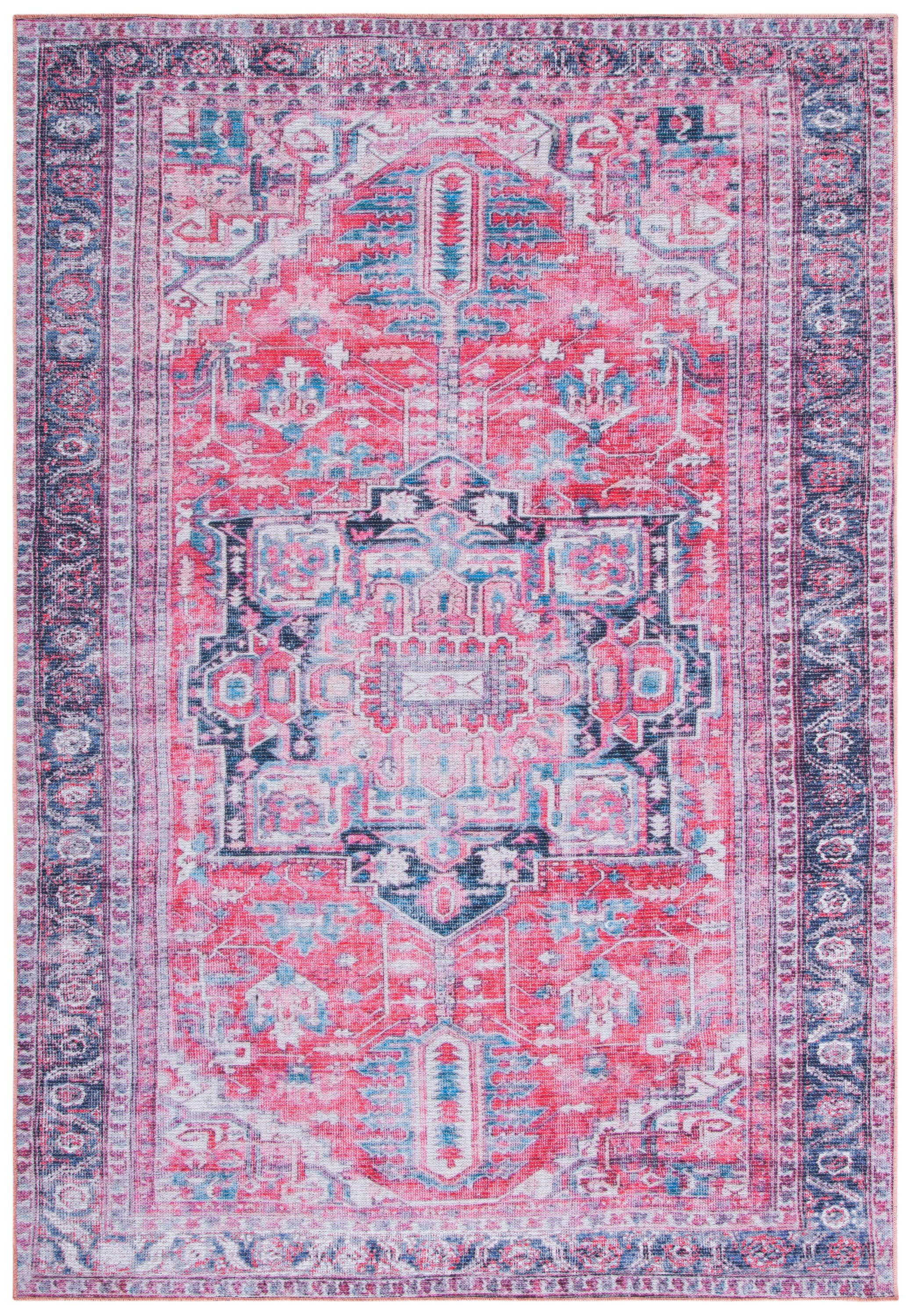Safavieh SEP389N Serapi Navy / Red