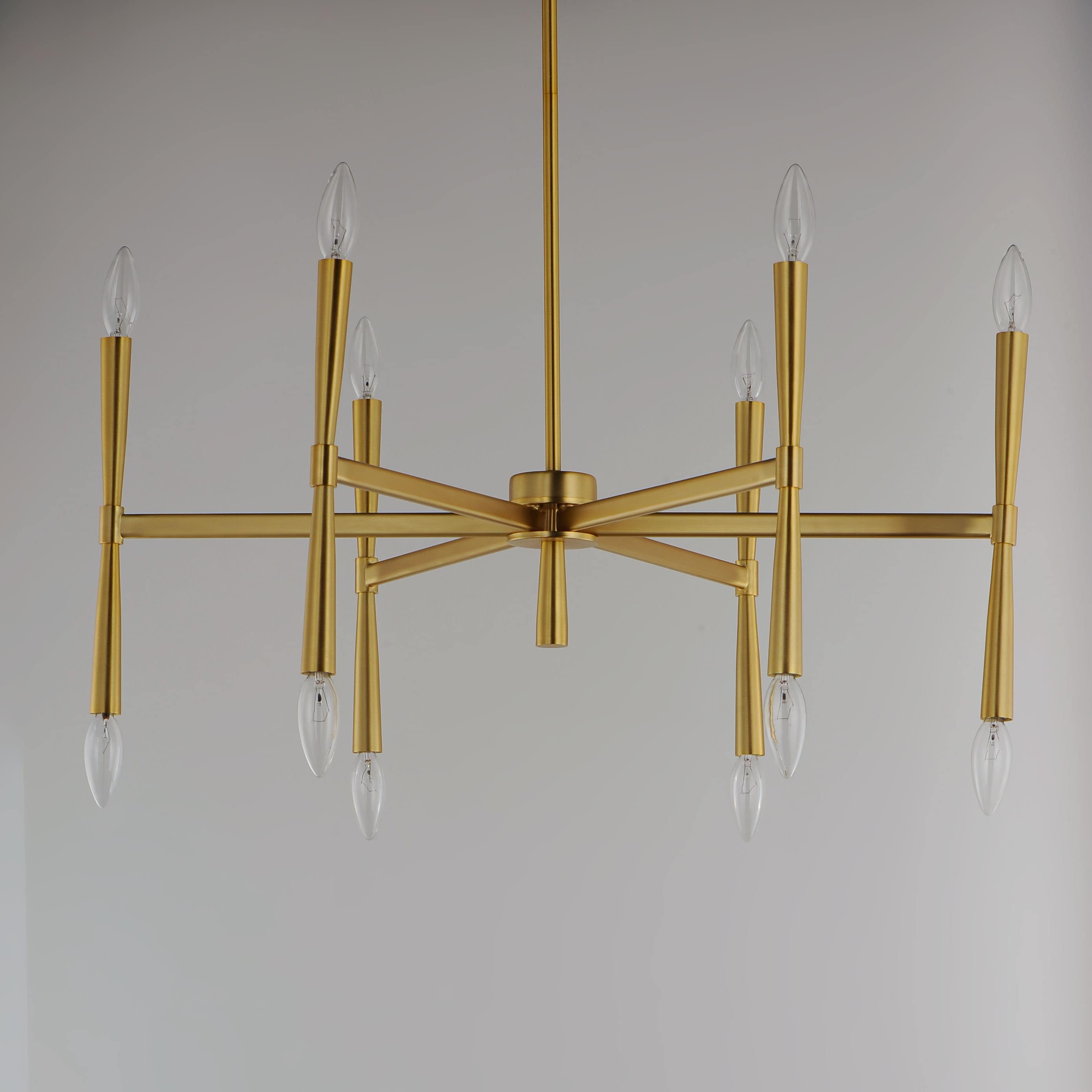 24626SBR-Maxim Lighting-Rome - 12 Light Chandelier-Satin Brass Finish