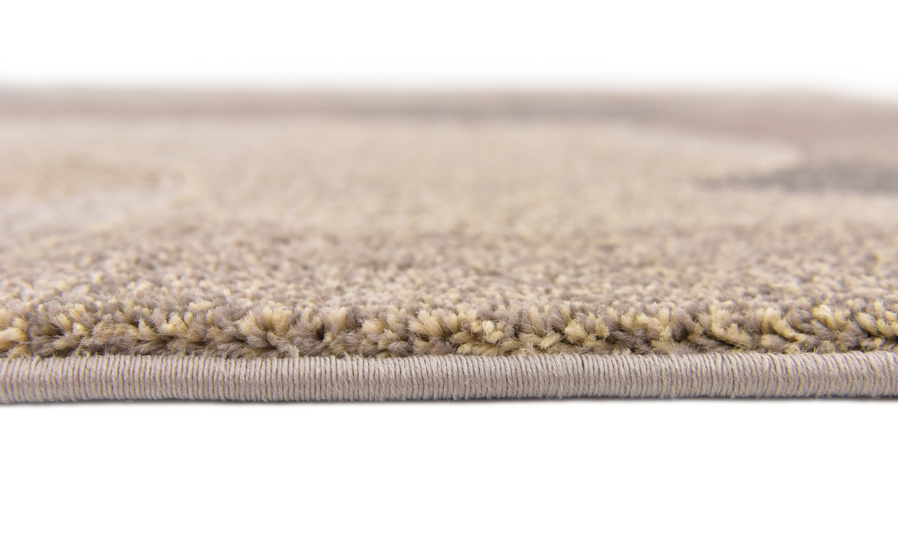 Unique Loom Chromatic Collection Modern Bokeh & Vibrant Abstract Area Rug for Any Home Décor, Rectangular 5' 0" x 8' 0", Gray/Beige