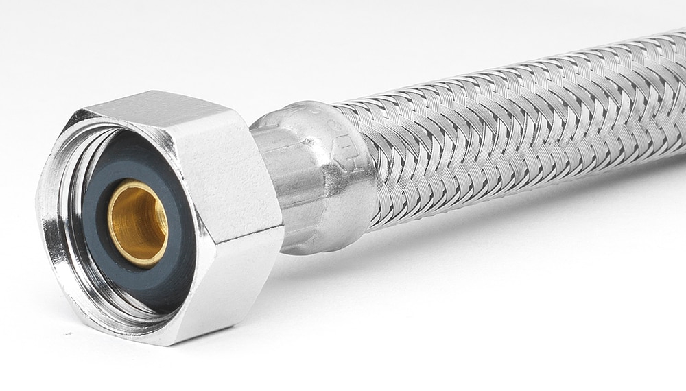 Homewerks 7223-20-12-2 0.5 Compression x 0.5 Female Iron Pipe x 20 in. Lead Free Faucet Connector