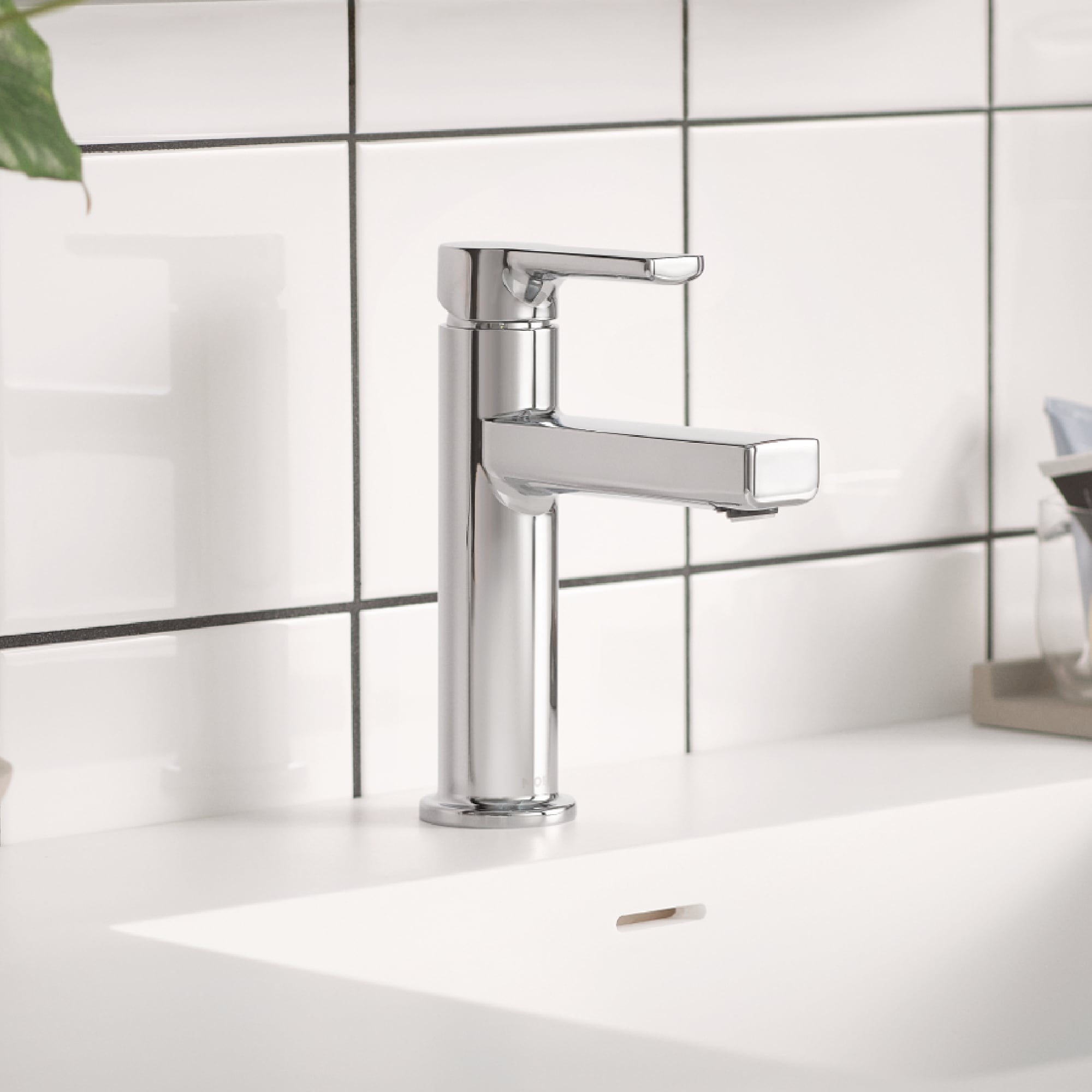 Moen Rinza 1-Handle Lever Centerset Bathroom Faucet, Chrome 84627