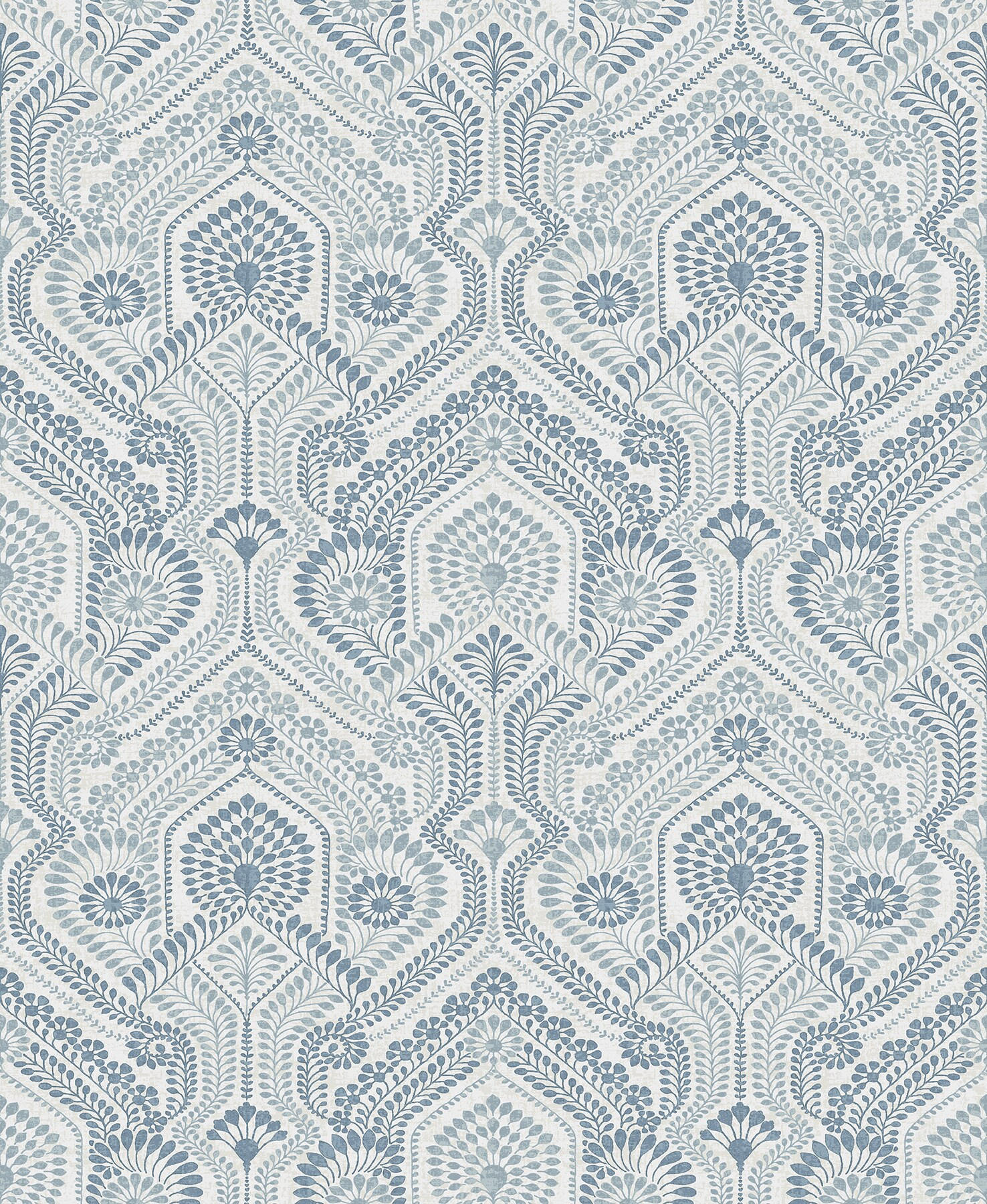A-Street Prints Fernback Grey Ornate Botanical Wallpaper | Perigold