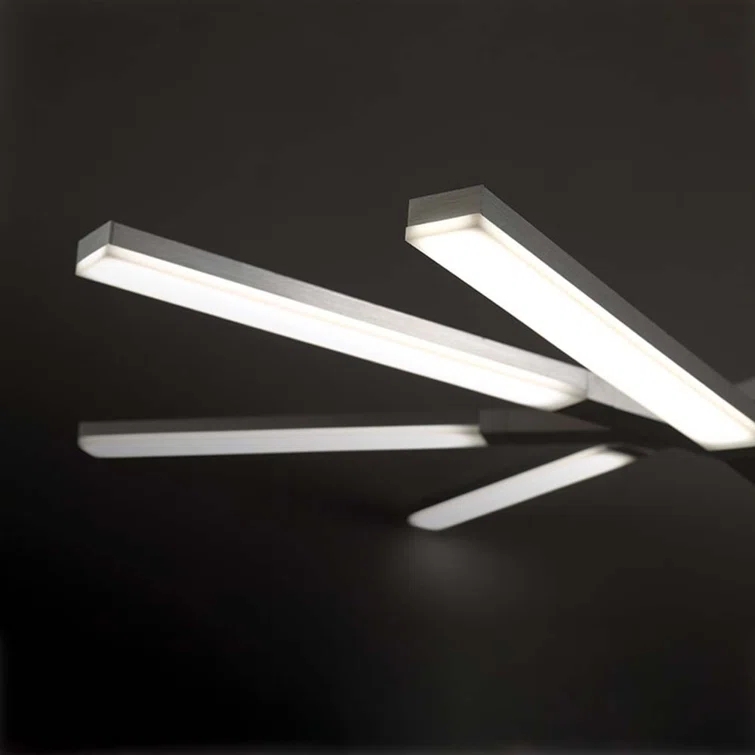 Erik 8 Light Metal Dimmable LED Sputnik Chandelier