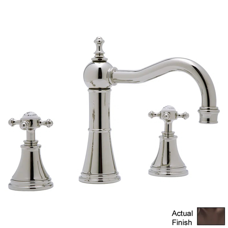 Georgian Era Widespread Lavatory Faucet with Column Spout