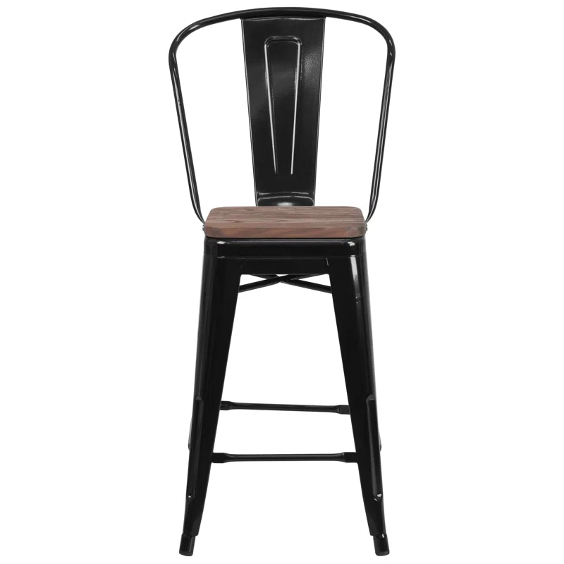 Flash Furniture Steel Outdoor Stool