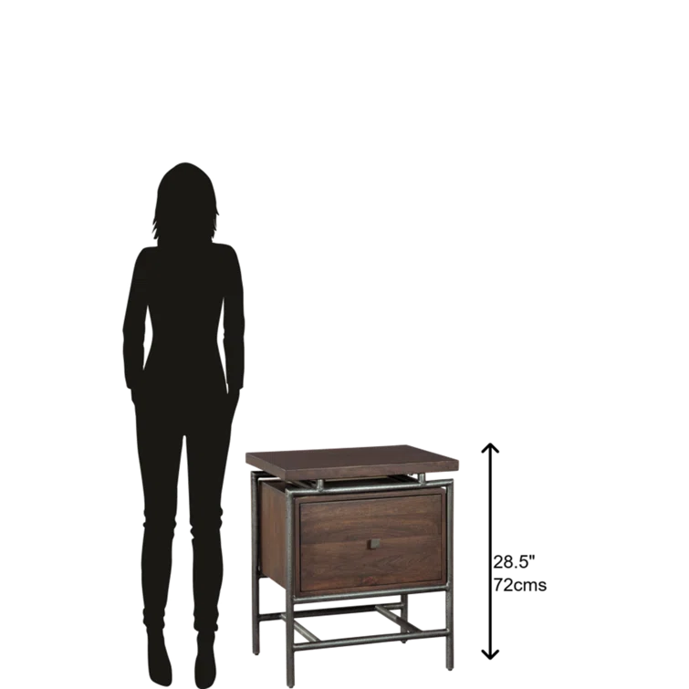 Glencoe 24" Drawer Mango File Cabinet