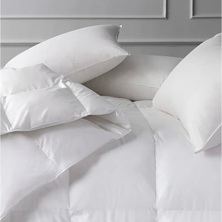 Valletto Luxe European Goose Down Medium Support Queen Pillow