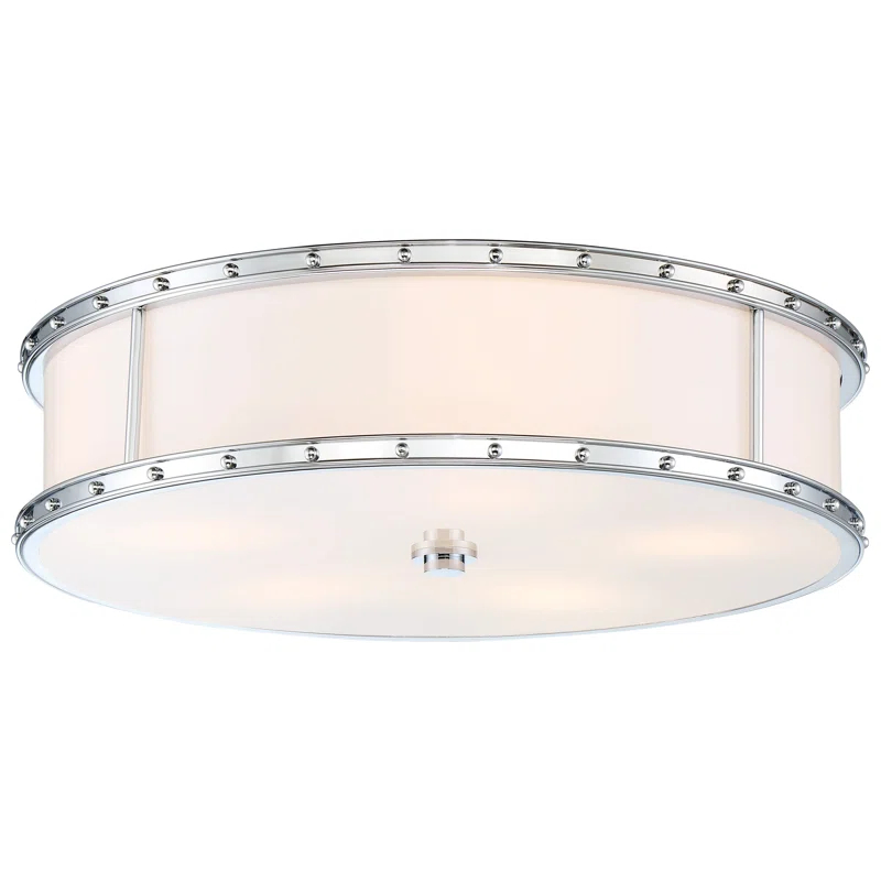 Minka Lavery Minka Lavery With Etched Opal Led Flush Mount Light