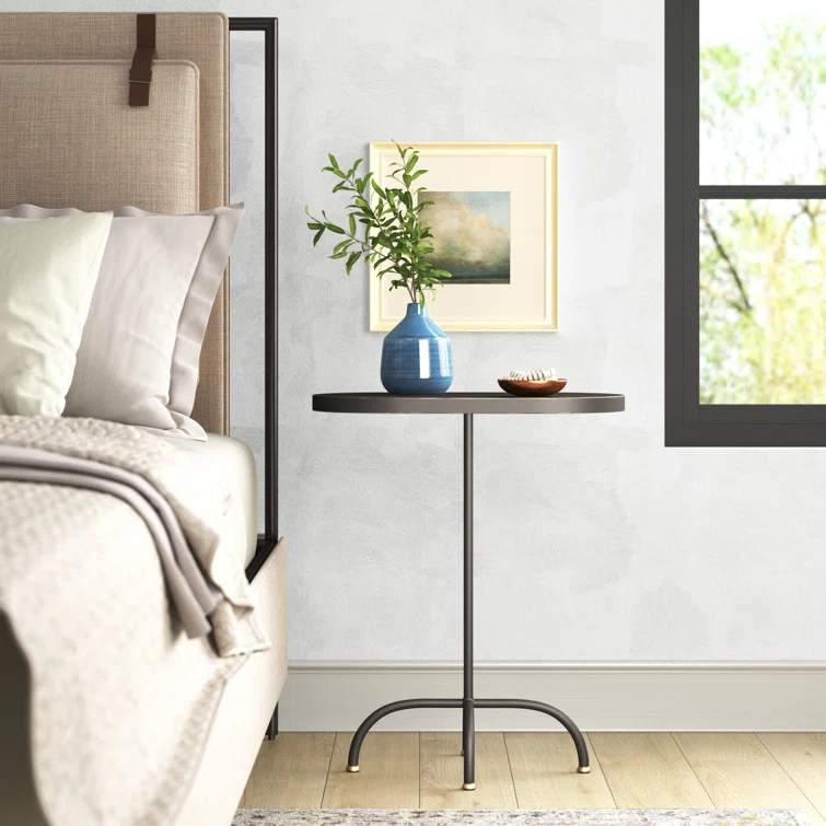 Dodie Pedestal End Table