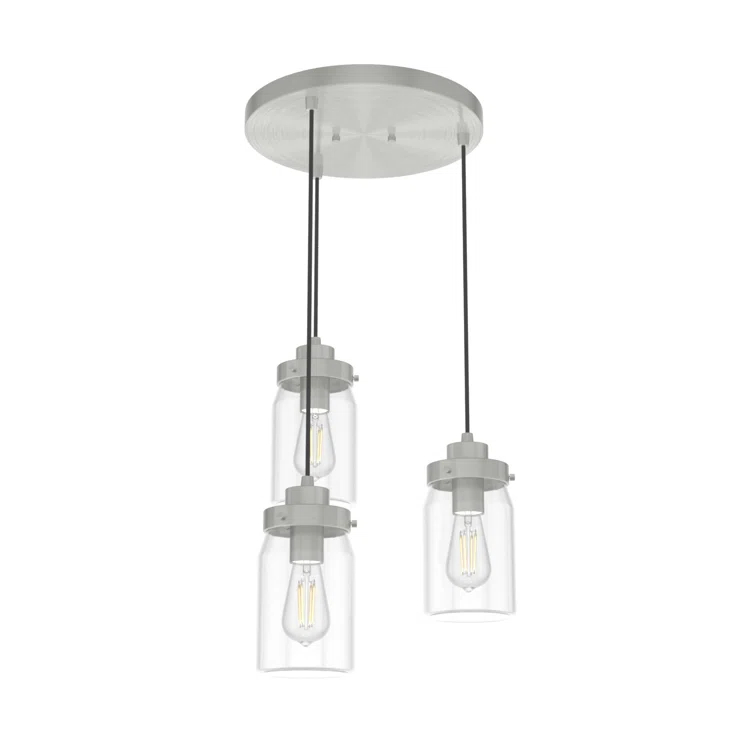 Hunter Fan Devon Park 3 - Light Unique Tiered Chandelier