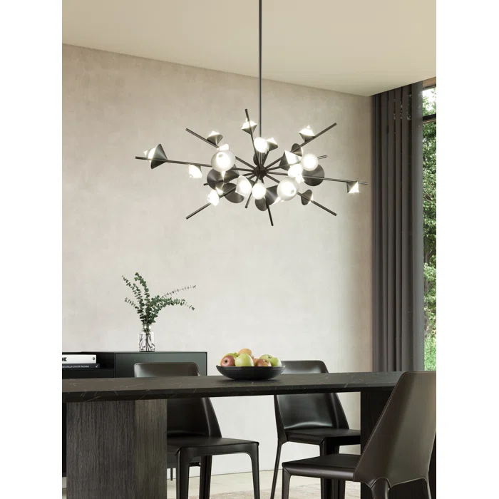 Kuzco Lighting Geode Dimmable LED Sputnik Sphere Chandelier