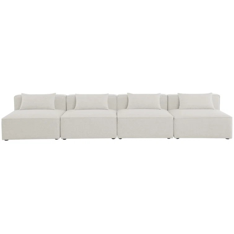 Cube 144'' Upholstered Sofa
