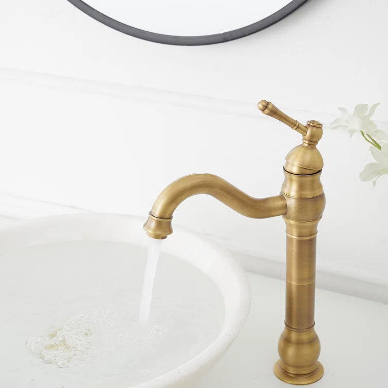 Vessel Sink Faucet Single-handle Bathroom Faucet with Drain Assembly