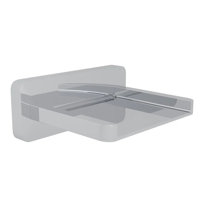 Quartile Wall Mount Tub Spout with Trough