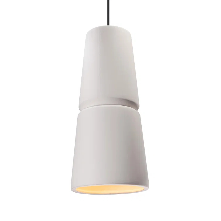 Logan Single Light Ceramic Dimmable LED Pendant