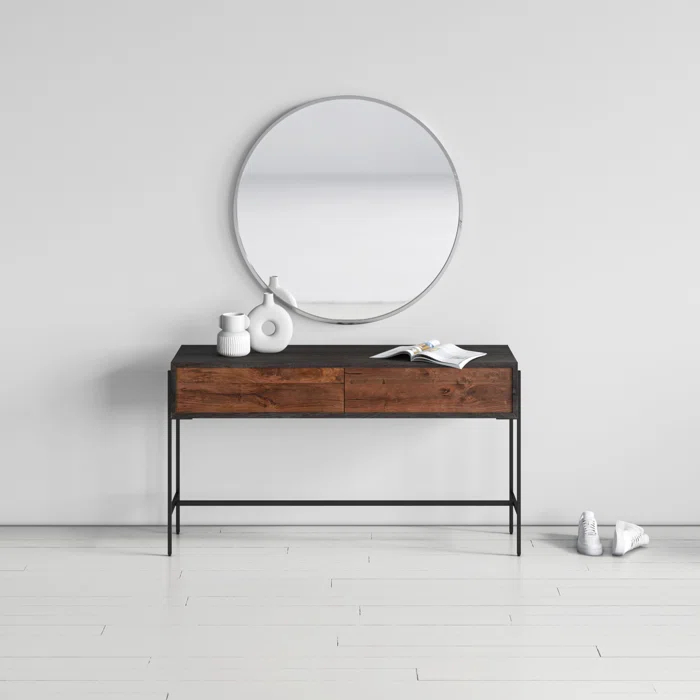 Samia 54'' Solid Wood Console Table