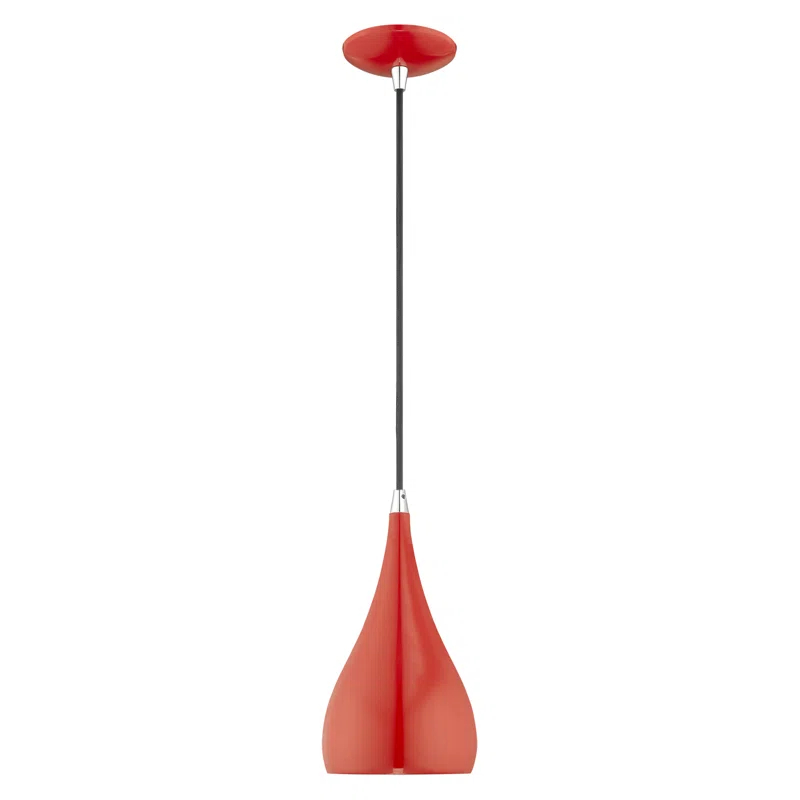 Schultz Single Light Metal Dimmable Pendant