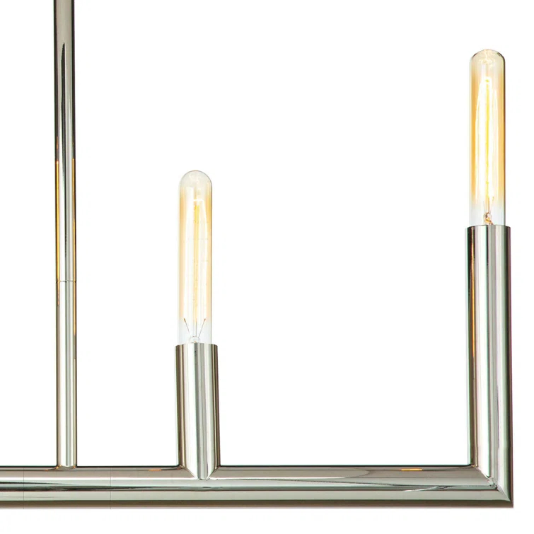 Wolfe Linear Chandelier by Regina Andrew by Regina Andrew - Polished Nickel