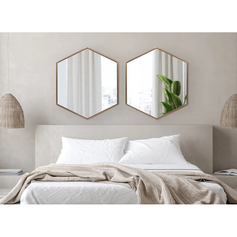 Breckler Metal Flat Mirror