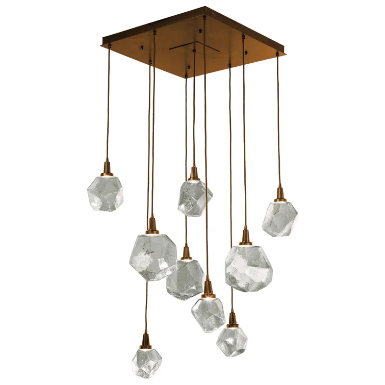 Gem 9 - Light LED Cluster Pendant