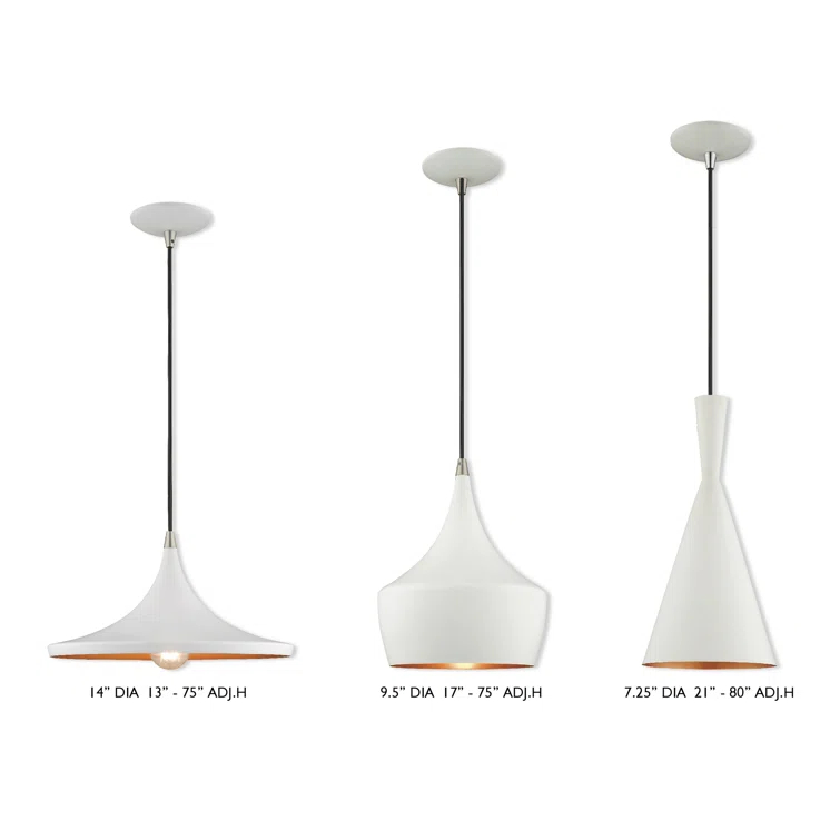 Schultz Single Light Metal Dimmable Pendant