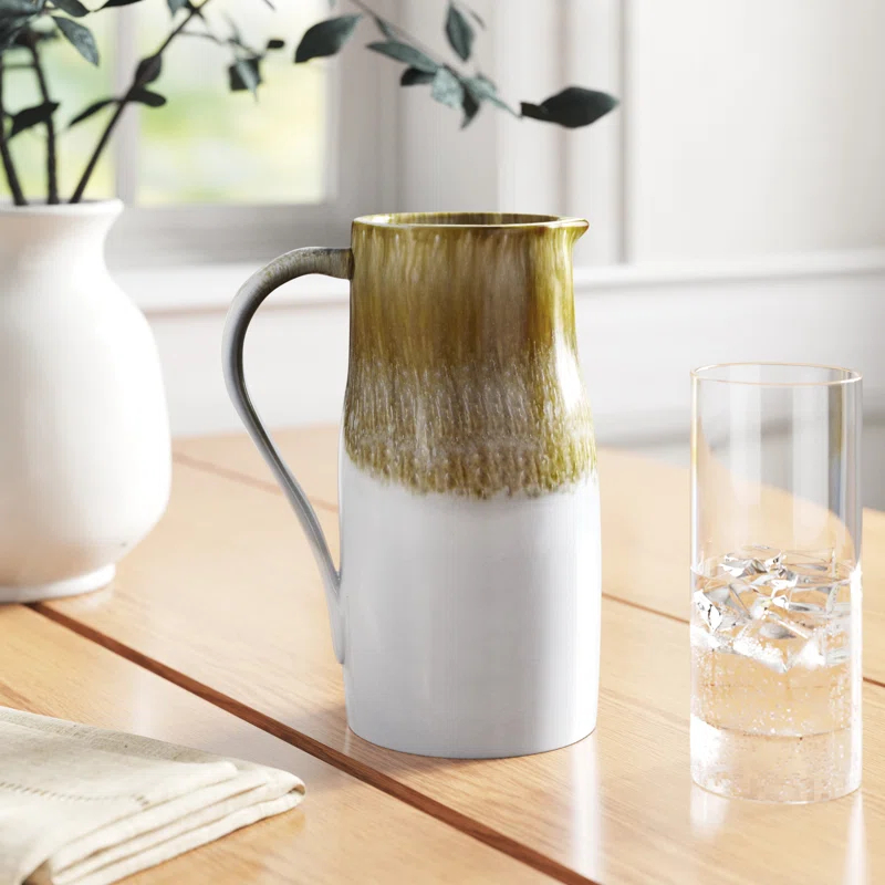 Arturo 64oz. Stoneware Pitcher