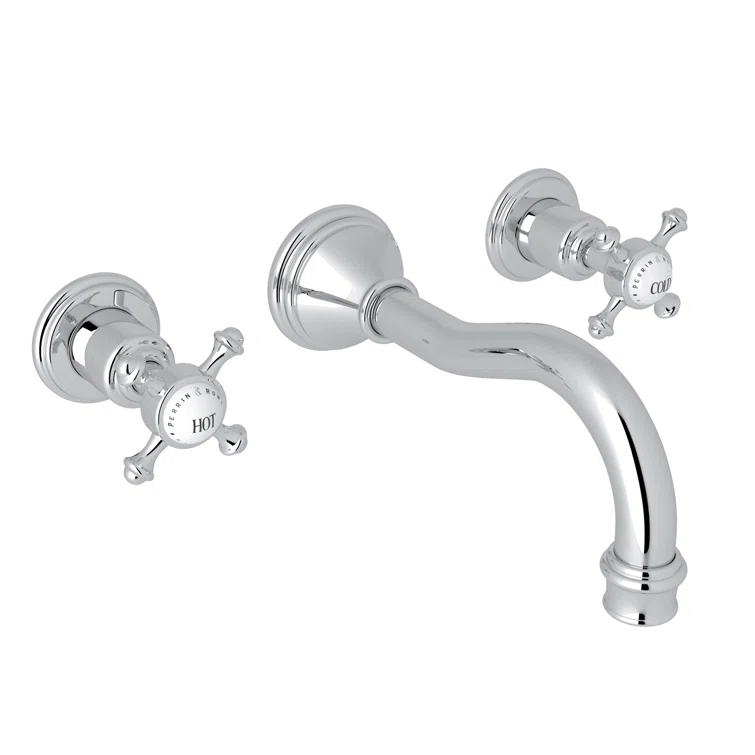 Georgian Era Wall Mount Lavatory Faucet Trim