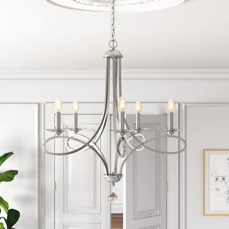 Kelly Clarkson Home Marilyn 5 - Light Dimmable Classic / Traditional Chandelier