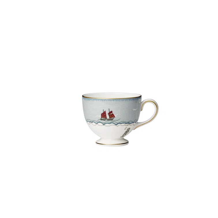 Wedgwood Kit Kemp Sailors Farewell Teacup & Saucer Set
