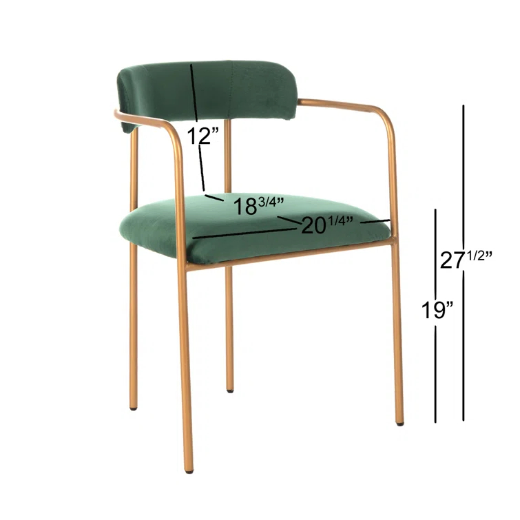 Lenna Upholstered Dining Arm Chair