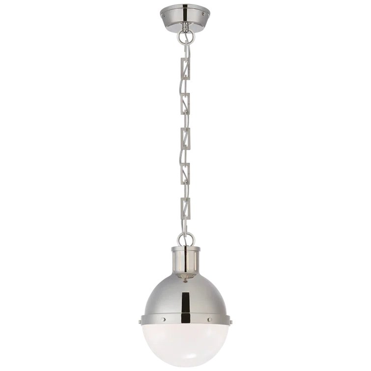 Bronze and Antique Brass Globe Pendant Light
