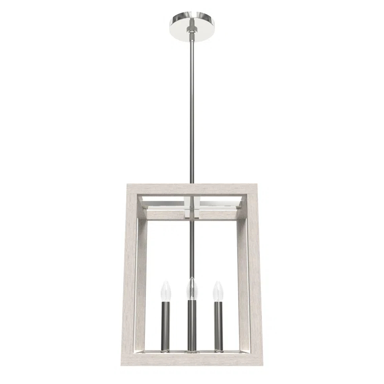 Hunter Fan Squire Manor 4 - Light Square 12 inch Pendant
