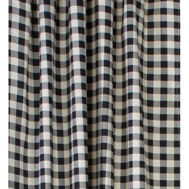 Thermalogic Plaid Cotton Blend Tailored 40'' W Window Valance
