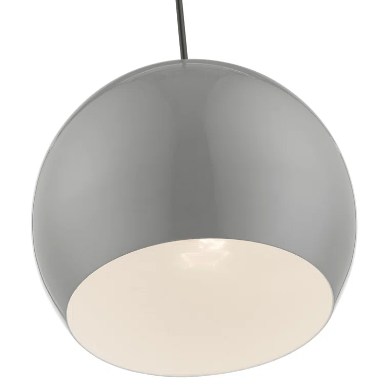 Schultz Single Light Metal Dimmable Pendant