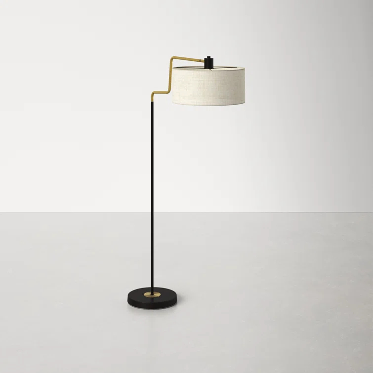 Wenham 57'' Swing Arm Floor Lamp
